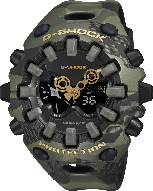 G-Shock Bold Camo и Color Camo: камуфляж с золотом и в цвете