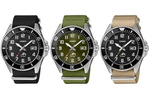Casio Duro MDV-106C на ткани: что нового и чем ткань отличается от стали