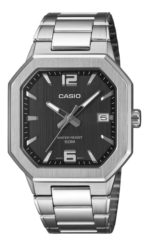 Casio MTP-B195: восьмигранный безель и матовая сталь в недорогой MTP