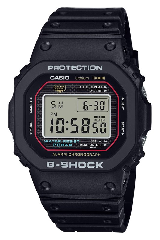 Десятка G-Shock 2025 года в Японии: DW-5000R-1A первая, квадратов восемь