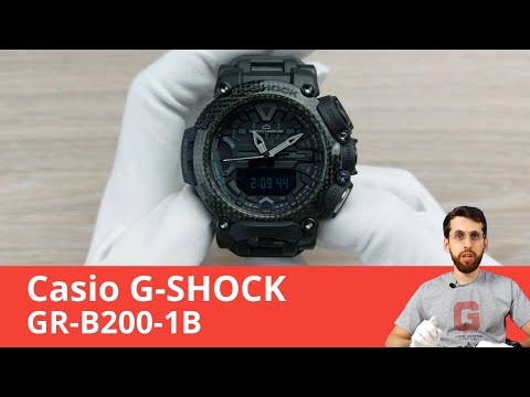 Новый Чёрный GRAVITYMASTER / Casio G-SHOCK GR-B200-1B