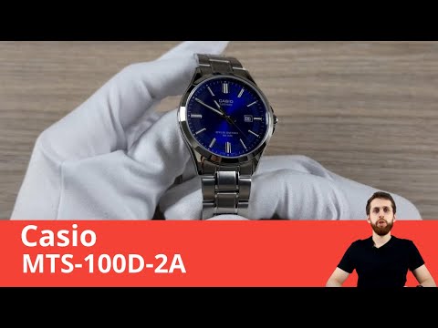 Обзор и настройка часов Casio MTS-100D-2A