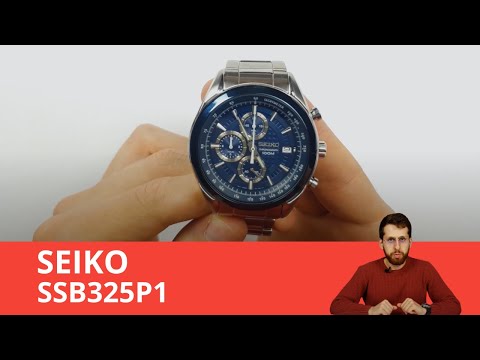 Часы Seiko SSB325P1 - видеообзор