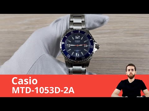 Часы Casio MTD-1053D-2A - Обзор и Настройка