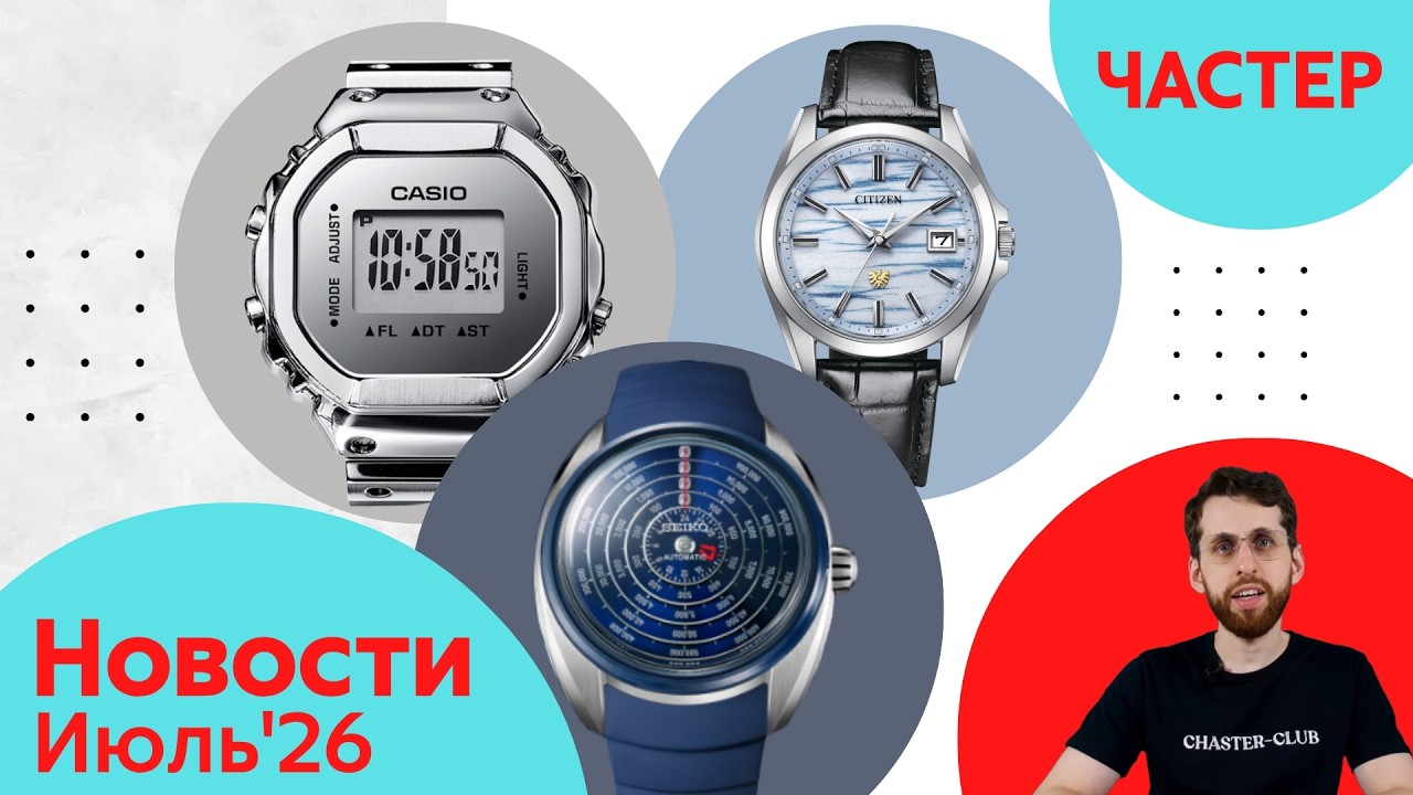 Casio сделали смарт-кольцо, а Seiko — часы на 114 лет