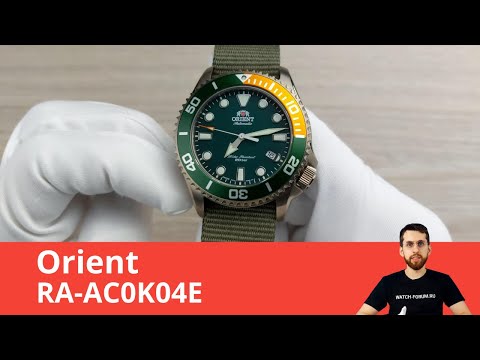 Оранжево-зелёный дайвер / Orient RA-AC0K04E