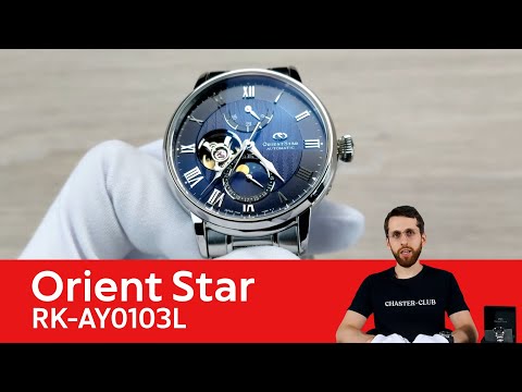 Волны и Луна / Orient Star RK-AY0103L