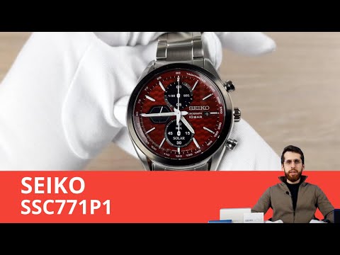 Циферблат Бордо и Хронограф / SEIKO SSC771P1