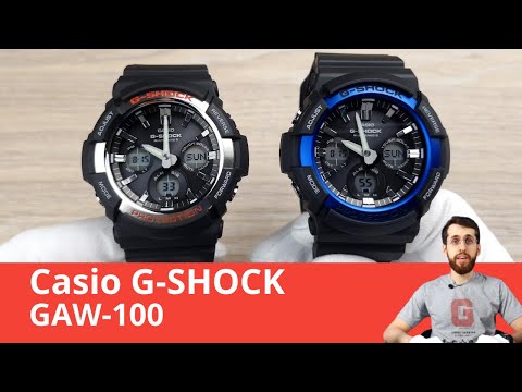 Для любителей старых коллекций G-SHOCK / Casio GAW-100-1A и Casio GAW-100B-1A2
