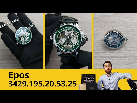 Часы-Трансформер 3 в 1 (Карманные, Наручные, Настольные) / Epos 3429.195.20.53.25