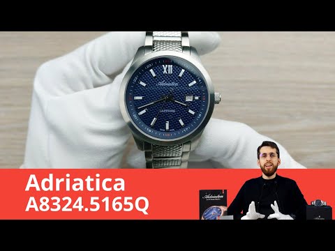 Рельефистый швейцарский кварц / Adriatica A8324.5165Q