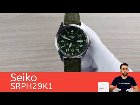 Оранжево-зелёная пятёрка / Seiko SRPH29K1