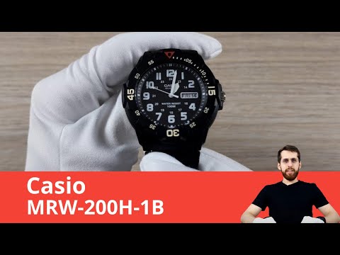 Обзор и настройка часов Casio MRW-200H-1B