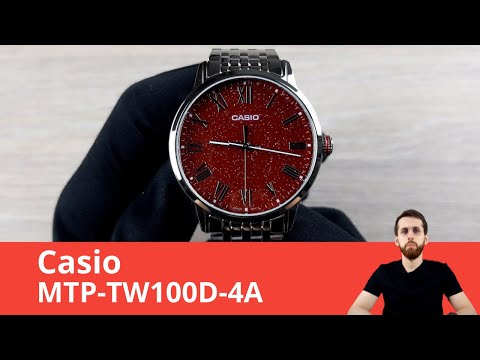 Мужские часы с блёстками / Casio MTP-TW100D-4A