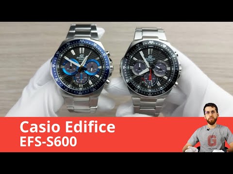 Солар, Сапфир, Хронограф / Casio EFS-S600D-1A2 и Casio EFS-S600D-1A4
