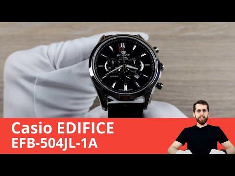 Casio EDIFICE MADE IN JAPAN / EFB-504JL-1A - Обзор и Настройка