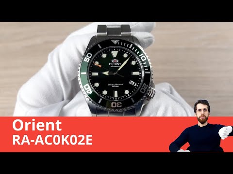 Зелёные дайверы со смещённой головкой / Orient RA-AC0K02E