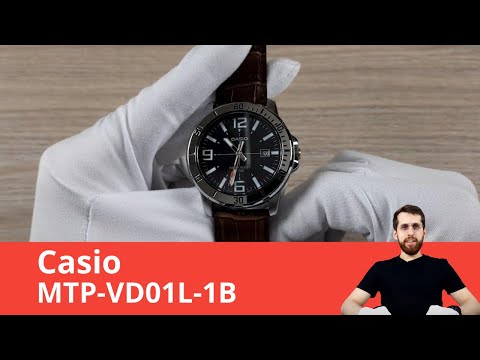 Обзор и настройка часов Casio MTP-VD01L-1B