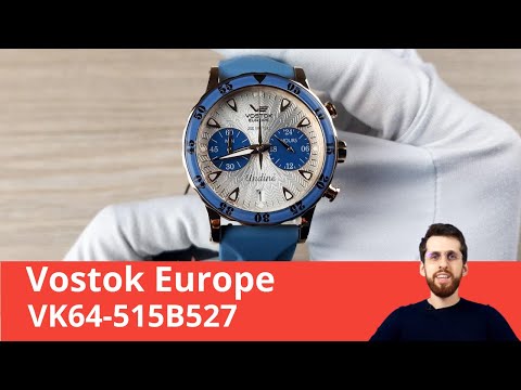 Женский кварцевый дайвер / VOSTOK EUROPE Undine VK64-515B527