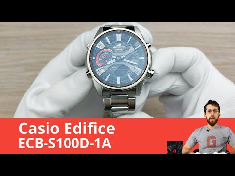Функциональные и динамичные Edifice / Casio ECB-S100D-1A