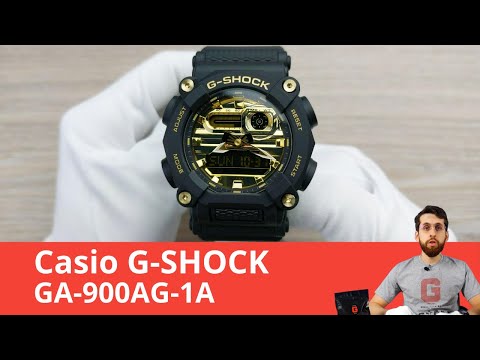 Чёрно-золотые G-SHOCK / Casio GA-900AG-1A