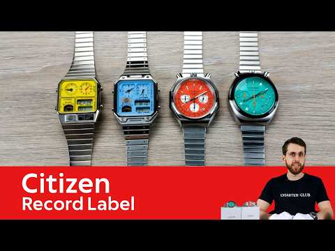 Citizen Record Label / JG2170-59Y, JG2120-73L, AN3700-89Z, AN3660-73X