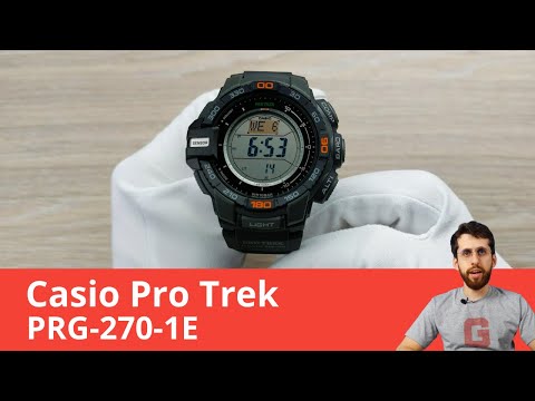 Часы и для путешествий, и для городской среды / Casio Pro Trek PRG-270-1E