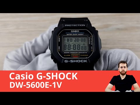 Полная настройка Casio G-Shock DW-5600E-1V