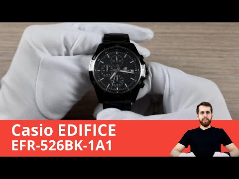 Часы Casio EFR-526BK-1A1 - Обзор и Настройка