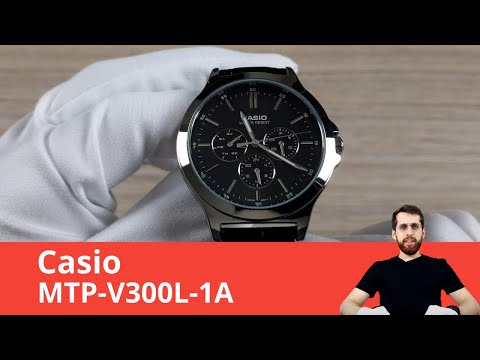 Обзор и настройка часов Casio MTP-V300L-1A