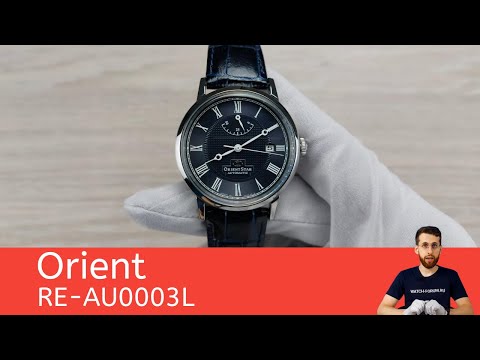 Синяя механика с красивой обработкой / Orient RE-AU0003L