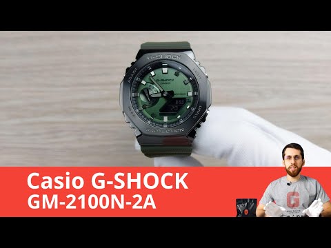 Зелёный Октагон / Casio G-SHOCK GM-2100B-3A