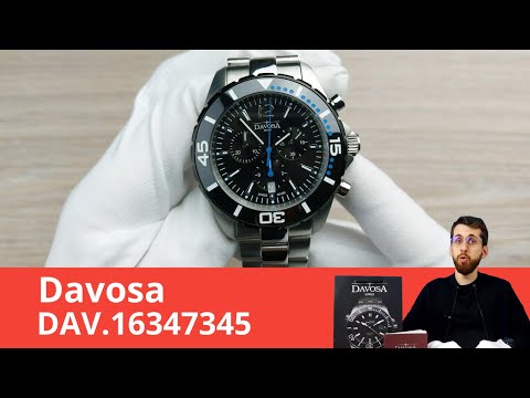 Швейцарский хронограф с керамическим безелем / Davosa DAV.16347345