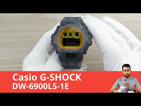Оранжево-серый G-SHOCK / Casio DW-6900LS-1E