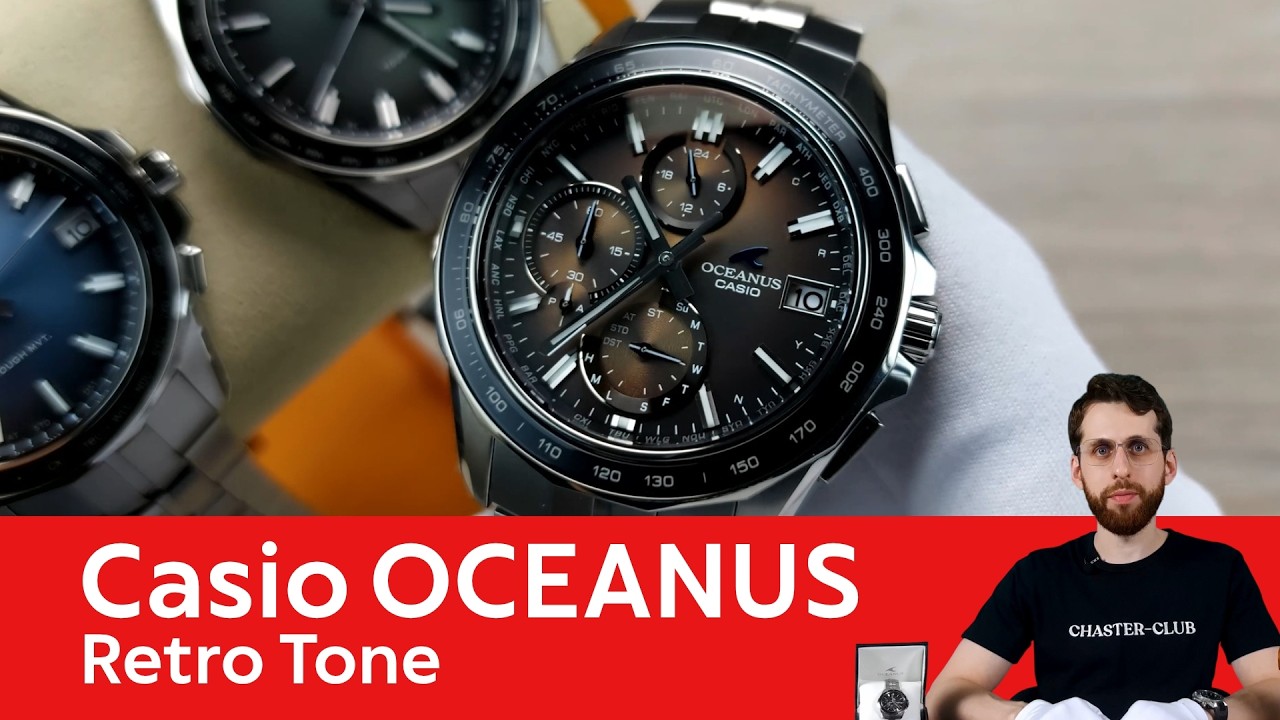Три ступени окрашивания / Casio OCEANUS OCW-S400RA и OCW-S7000RA
