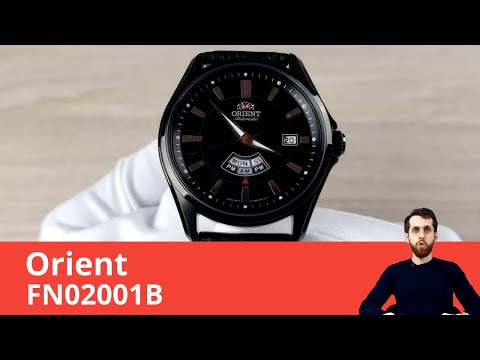Часы с двойным индикатором (день недели + до/после полудня) / Orient FN02001B