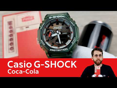 G-SHOCK в стиле Coca-Cola / Casio GA-2100CC-3A