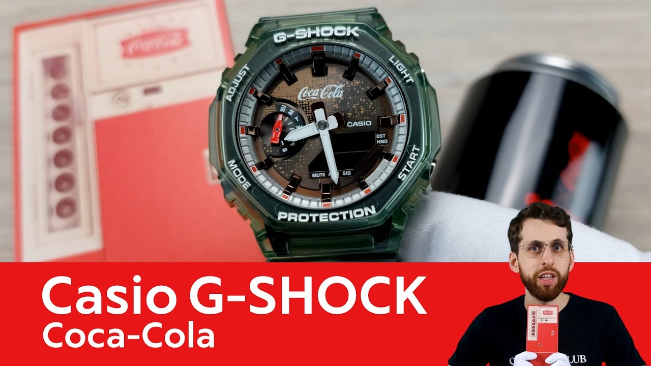 G-SHOCK в стиле Coca-Cola / Casio GA-2100CC-3A