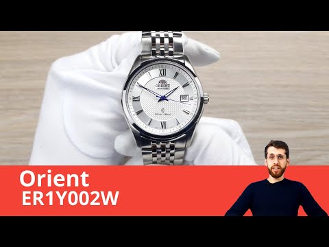 Белая классика с синими стрелками / Orient ER1Y002W