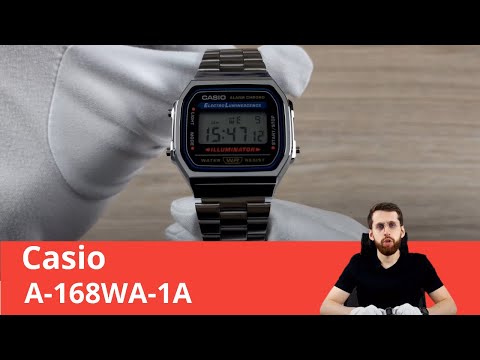 Часы из сериала Игра в Кальмара / Casio A-168WA-1A