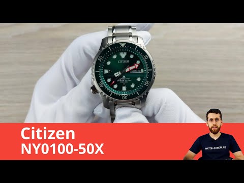 Зелёный Титановый Promaster / Citizen NY0100-50X