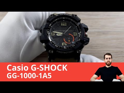 Обзор часов Casio G-SHOCK GG-1000-1A5 из серии Mudmaster