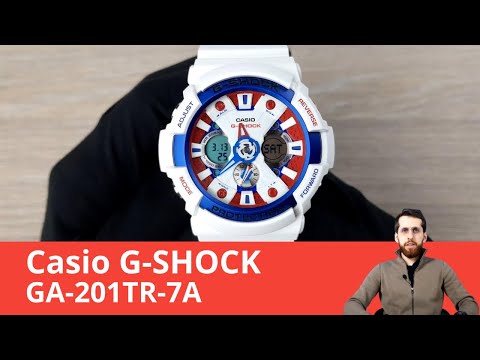 Яркие G-SHOCK на лето / Casio GA-201TR-7A