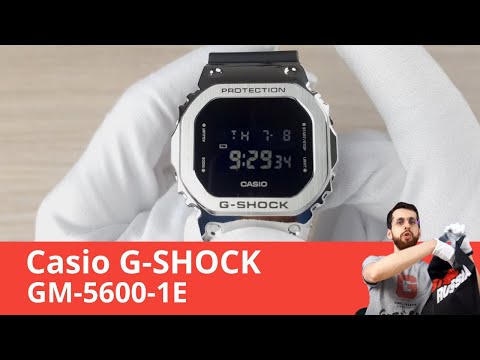 G-SHOCK в лёгком стальном корпусе / Casio GM-5600-1E