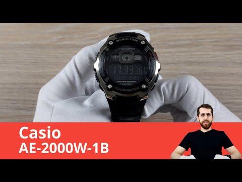 Обзор часов Casio Illuminator AE-2000W-1B