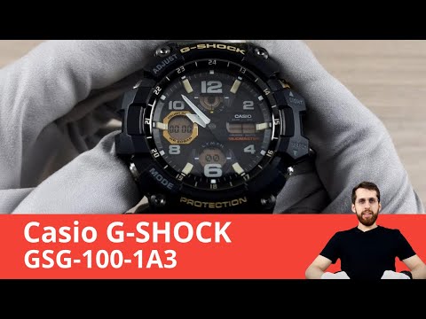 Обзор часов Casio G-SHOCK MUDMASTER GSG-100-1A3
