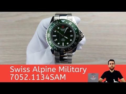 Бюджетная Швейцария с GMT / Swiss Alpine Military 7052.1134SAM
