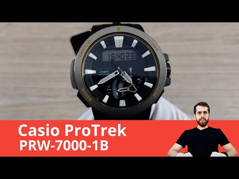 Обзор часов Casio ProTrek PRW-7000-1B