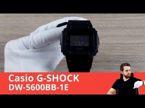 Обзор часов Casio G-SHOCK DW-5600BB-1E