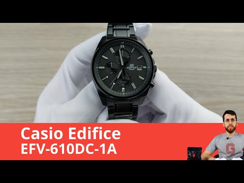 Чёрный и лаконичный / Casio Edifcie EFV-610DC-1A